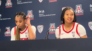 Skylar Jones and Courtney Blakely postgame press conference [upl. by Anneres]