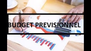 BUDGET PREVISIONNEL COURS ET EXERCICES 2 [upl. by Ednalrim]