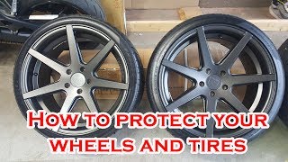 How to Protecting your Wheels and Tires From Grime and Brake Dust [upl. by Hanleigh]