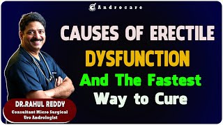 Causes Of Erectile Dysfunction  Fertility Issues In Men  Dr Rahul Reddy  Androcare Andrology [upl. by Seafowl649]