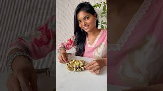 Sweet corn 🌽 husk తో candle holder DIY tealightcandleholder diwalispecial [upl. by Cadel]