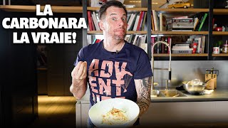 Recette de Norbert  Les vraies pâtes Carbonara [upl. by Yenterb464]