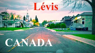 Beautiful Sunset Drive in Lévis Quebec Explore History Scenic Views amp St Lawrence River [upl. by Imoyik]