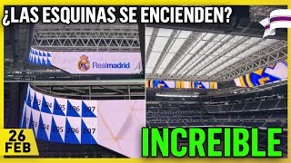 💥 VUELVE LA ACCIÓN ⚠️OBRAS del SANTIAGO BERNABÉU 26 Febrero 2024 [upl. by Ydnat201]