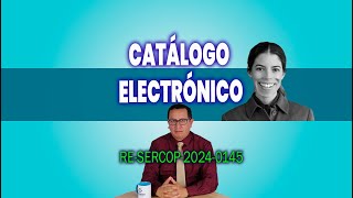 Catálogo electrónico Resolución RESERCOP20240145  Café legal [upl. by Ezalb]