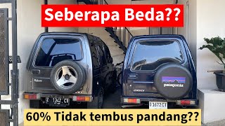 Kaca film depan 40 VS 60  Kaca film Supir 60 VS 80 Seperti apa bedanya [upl. by Ahsinot784]