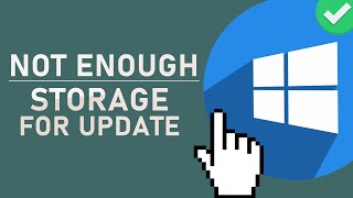 Not Enough Space to Install Windows Update  FIX [upl. by Giguere]