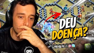 TIVE QUE DROPAR OPOSTO AO CV  REAGINDO A ATAQUES DE CV13 NA GUERRA DO CLASH OF CLANS [upl. by Ailaza]