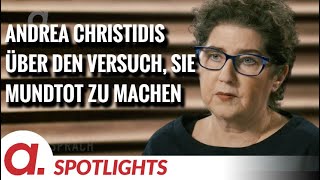 Spotlight Andrea Christidis über den Versuch sie mit Gerichtsverfahren mundtot zu machen [upl. by Sabba]