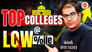 TOP Colleges at Low Percentile  JEE Main 2024  Vinay Shur Sir  Vedantu JEE [upl. by Erleena]