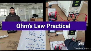 Practical of Ohms Law [upl. by Baelbeer]