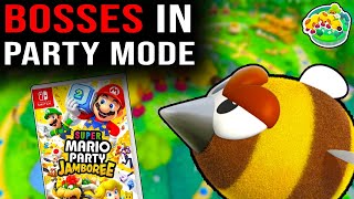 BOSS BATTLES IN PRO MODE  Wigglers Tree Party Super Mario Party Jamboree [upl. by Kenleigh412]