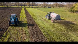 Mest rijden  onderfrezen Ford 6640 SL  Ford 7840 SLE  Ipsam [upl. by Anemij687]