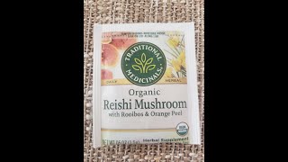 Tea Reviews  Traditional Medicinals Organic Reishi Mushroom with Rooibos and Orange Peel [upl. by Levan]