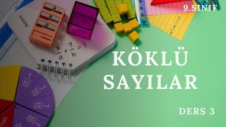 9sınıf Köklü ifadelerde çarpma ve bölme ders3  köklü ifadeler konu anlatımı ve soru çözümü  2024 [upl. by Aiekram]