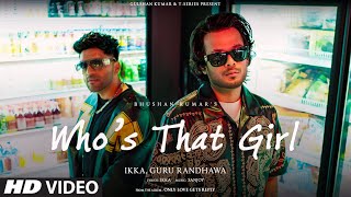 WHO’S THAT GIRL VISUALIZER Ikka Ft Guru Randhawa  Sanjoy  Only Love Gets Reply  Bhushan Kumar [upl. by Obbard]