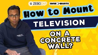 How to Mount Television on a Concrete Wall  Easy and Secure Methods [upl. by Babara]