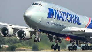 BOEING 747 LANDING  DEPARTURE  The best looking B747 livery 4K [upl. by Cliff523]