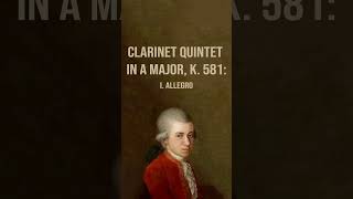 Mozart amp the Clarinet mozart classicalcomposer clarinet classicalmusic [upl. by Earesed]