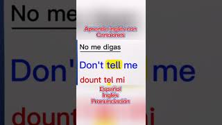 Aprende inglés con canciones ingles aprendeingles hispanos latinos latino [upl. by Tound952]