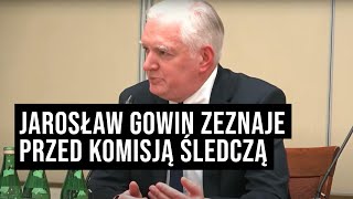 Komisja ślecza ds wyborów kopertowych Przesłuchanie Jarosław Gowina [upl. by Calypso]