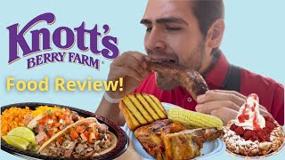 Knotts Berry Farm FOOD REVIEW What is the MEAL PASS [upl. by Ahtennek752]