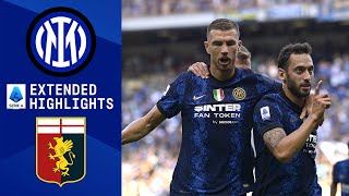 Inter Milan vs Genoa Extended Highlights  Serie A  CBS Sports Golazo [upl. by Tonina]