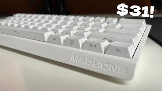 Can this 31 gaming keyboard dethrone the Wooting 60 HE MadLions Mad6068 HE [upl. by Mayfield]