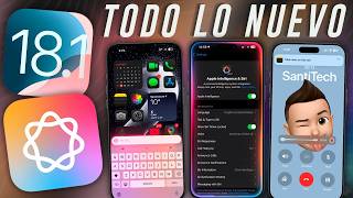 iOS 181  40 Cosas Nuevas y Como ACTIVAR y USAR Apple Intelligence [upl. by Ecnaled]