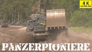 Bundeswehr Panzerpioniere im Einsatz Pionierpanzer Dachs German Armored Combat Engineers in action [upl. by Yatnohs558]