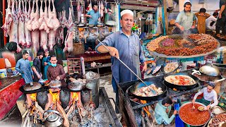 Amazing food at Street  Traditional morning street food in Afghanistan  Liver Fry [upl. by Thor]