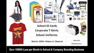 8595875043  PVC ID CARD PRINTER  Schools Banks Companies ID Card Printing Setup [upl. by Yemorej]