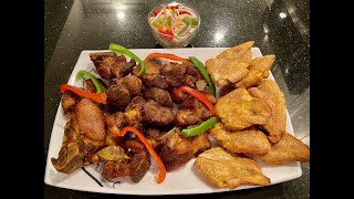 HAITIAN GRIOT RECIPE FRIED PORK  POPULAR HAITIAN DISH [upl. by Rabaj]