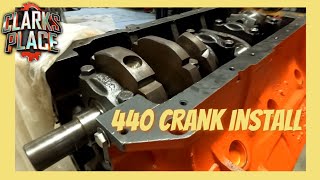 440 Crank Install Details [upl. by Inatirb]