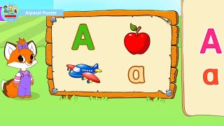 Belajar Huruf ABC dengan bahasa Inggris dan Indonesia  Alpazel Puzzle [upl. by Seadon]