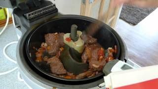 Tefal Actifry all in one meal Madagascan beef [upl. by Madai]