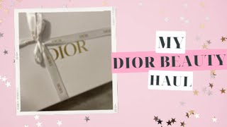 Come and See My Dior Beauty Haul Plus Free Gifts [upl. by Asirap]