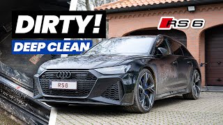 Dirty RS6 Deep Clean  Exterior amp Interior Detail  ASMR [upl. by Berners886]