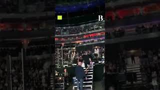 Nick Jonas Runs Off Stage After Being Targeted By Laser Pointer [upl. by Myna]