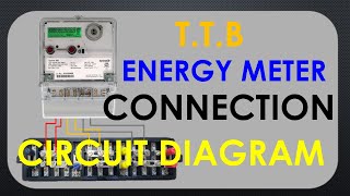 CT amp PT CONNECTION WITH METERENERGY METER CONNECTION AT TTBMETERING CIRCUIT DIAGRAM [upl. by Daney132]