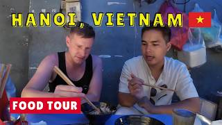 Must Try foods in Hanoi  Hidden Food Tour with Local 🇻🇳 hanoifood [upl. by Ozen]