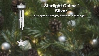 Starlight Chime  Silver by Woodstock Chimes [upl. by Aeiram]