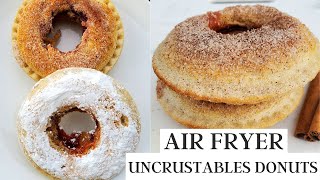 How to Make Air Fryer Uncrustables Donuts TikTok Viral Tutorial [upl. by Gad389]