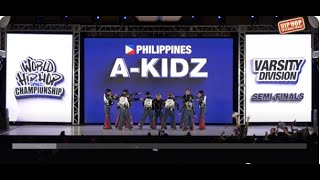 AKidz  Philippines  Varsity Division  2024 World Hip Hop Dance Championship Semifinals [upl. by Lyrad]