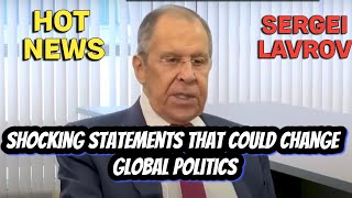 Lavrovs Shocking Statements That Could Change Global Politics geopolitics lavrov [upl. by Ayotaj]