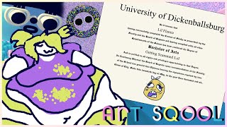 I Got My Liberal Arts Degreein Art S q o o l  Art Sqool LilFlamie [upl. by Natiha]