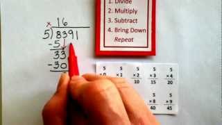 Long Division with a OneDigit Divisor [upl. by Jenine428]