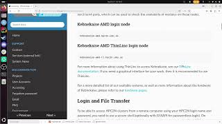 Log in to Kebnekaises remote desktop environment using a website [upl. by Nanreik]