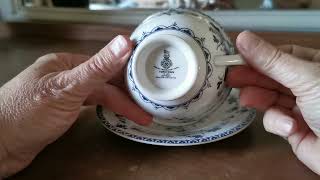 Royal Doulton China Yorktown TC1013 Ribbed Breakfast Cup and Saucer [upl. by Aihsoj]