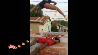 Roof Top Daggerin Dance  Jamaican Dance [upl. by Gusty]